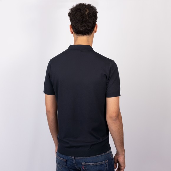 J.Lindeberg Mens Blue Ridge Knitted Polo Shirt #4