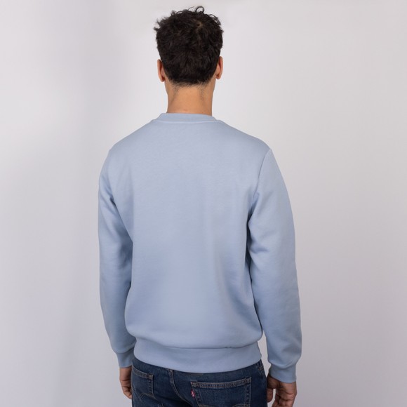 Lacoste Mens Blue Crew Neck Sweatshirt #4