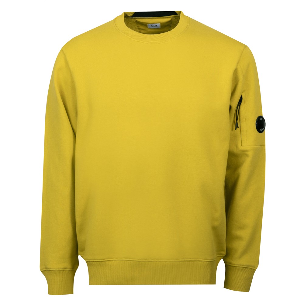 C.P. Company Diagonal Raised Fleece Lens Crew Neck Sweatshirt, view 1