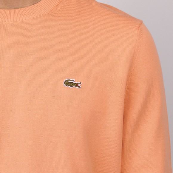 Lacoste Mens Orange AH1985 Crew Jumper #3