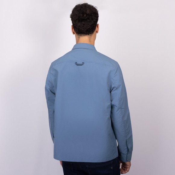 Fred Perry Mens Blue Ripstop Pocket Overshirt #4