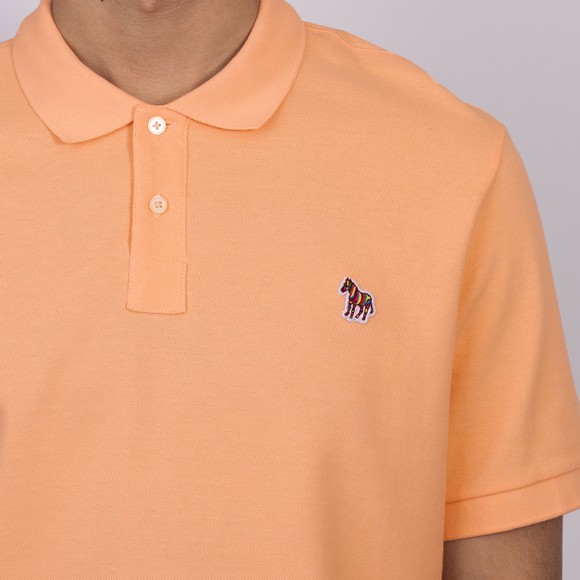 PS Paul Smith Mens Orange Zebra Polo Shirt #3