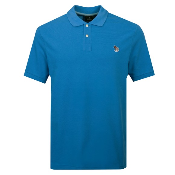 PS Paul Smith Mens Blue Zebra Polo Shirt #1