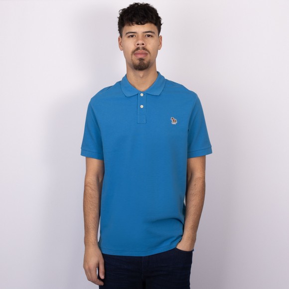 PS Paul Smith Mens Blue Zebra Polo Shirt #2