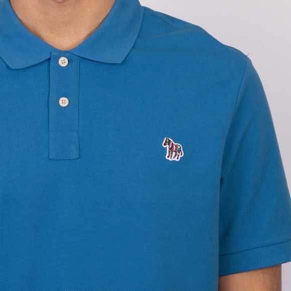PS Paul Smith Mens Blue Zebra Polo Shirt #3