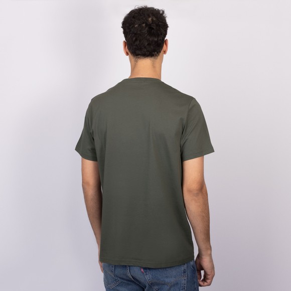 Fred Perry Mens Green Embroidered T-Shirt #4
