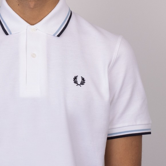 Fred Perry (Reissues) Mens White Tipped Polo #3