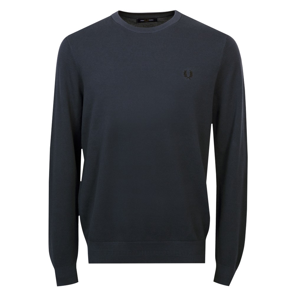 Pique Stitch Crew Neck Jumper