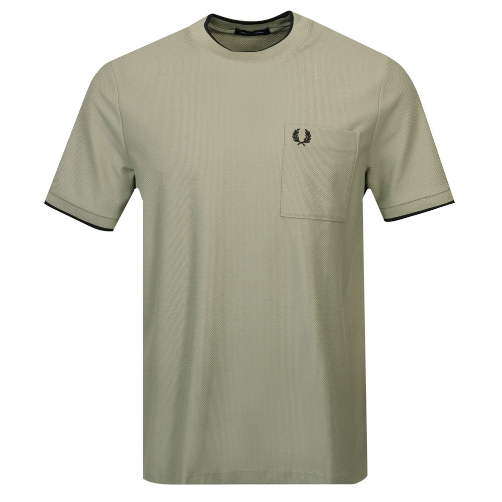 Pocket Detail Pique T-Shirt