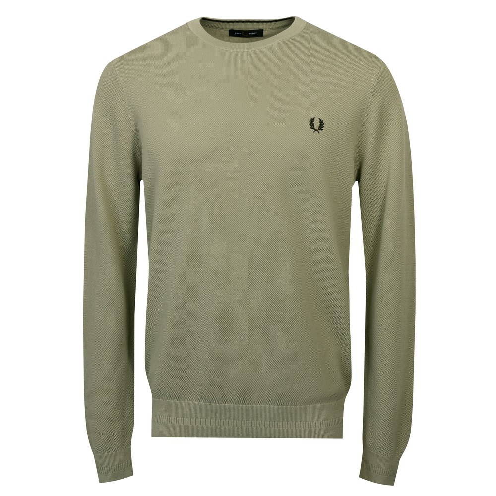 Pique Stitch Crew Neck Jumper