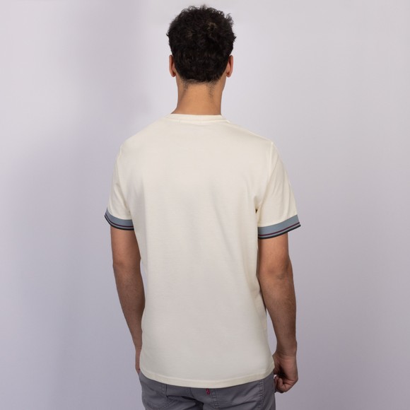 Fred Perry Mens Beige Twin Tipped Cuff T-Shirt #4