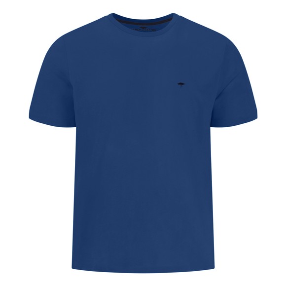 Fynch Hatton Mens Blue Basic Logo T-Shirt
