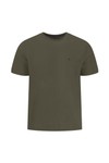 Fynch Hatton Mens Green Basic Logo T-Shirt