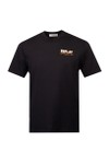 Replay Mens Black Fiji Print T-Shirt