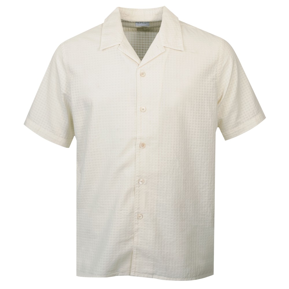 Textured Casual Fit Short Sleeve Shirt