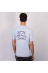Replay Mens Blue Beach Print T-Shirt