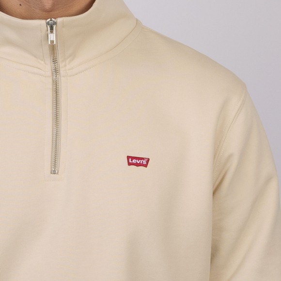 Levi's ® Mens Beige 1/4 Zip Sweat #3