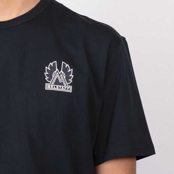 Belstaff Mens Blue Mountain Logo T-Shirt #4