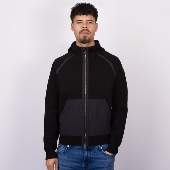 Belstaff Mens Black View Hooded Full Zip Sweatshirt #3