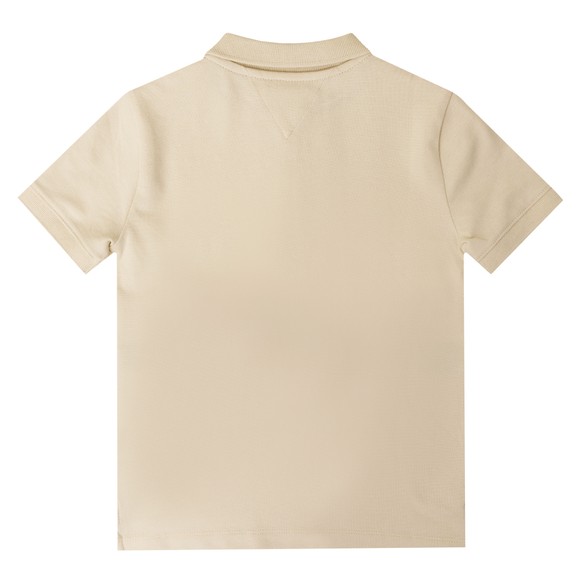 Tommy Hilfiger Kids Boys Brown Mini Corp Emb Colourblock Polo Shirt #2