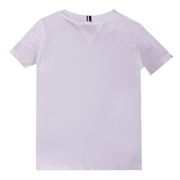 Tommy Hilfiger Kids Boys White Monogram Graphic T Shirt #2