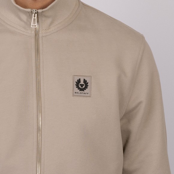 Belstaff Mens Beige Zip Through Sweatshirt #4