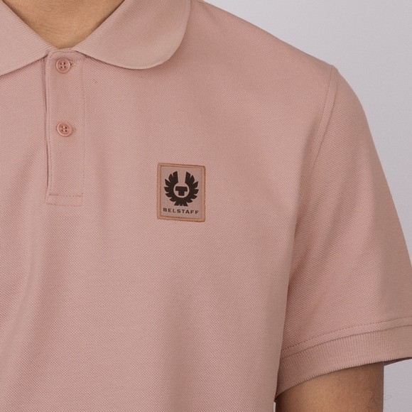 Belstaff Mens Pink Short Sleeve Polo Shirt #4