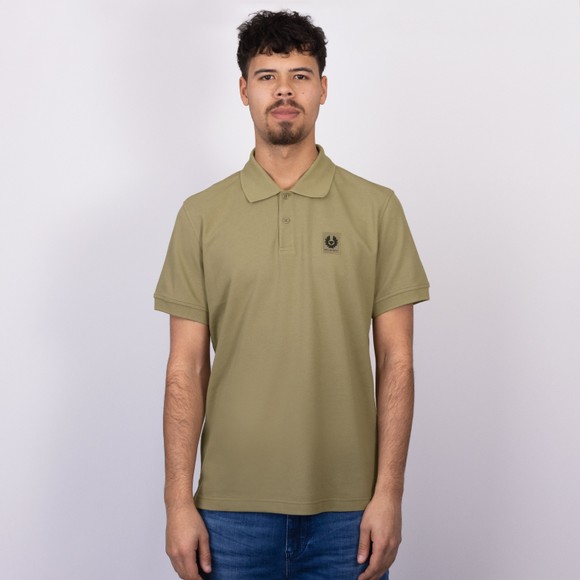 Belstaff Mens Green Short Sleeve Polo Shirt #2