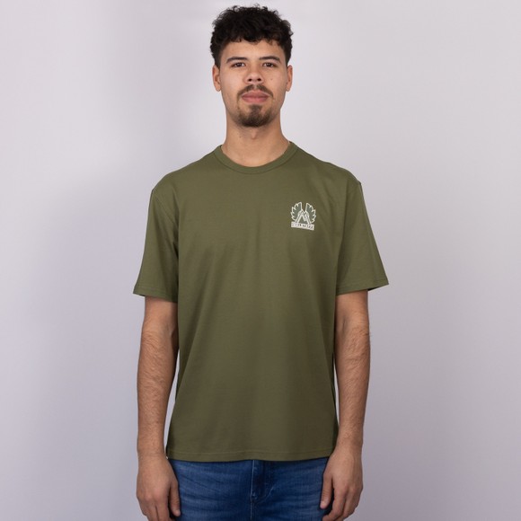 Belstaff Mens Green Mountain Logo T-Shirt #4
