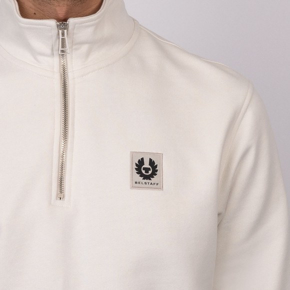 Belstaff Mens Grey Half Zip Sweatshirt #4