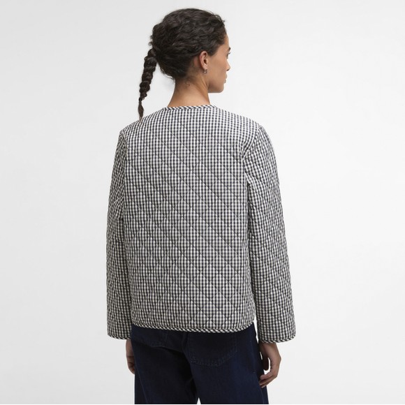 Barbour Lifestyle Womens Blue Cashel Check Jacket #3