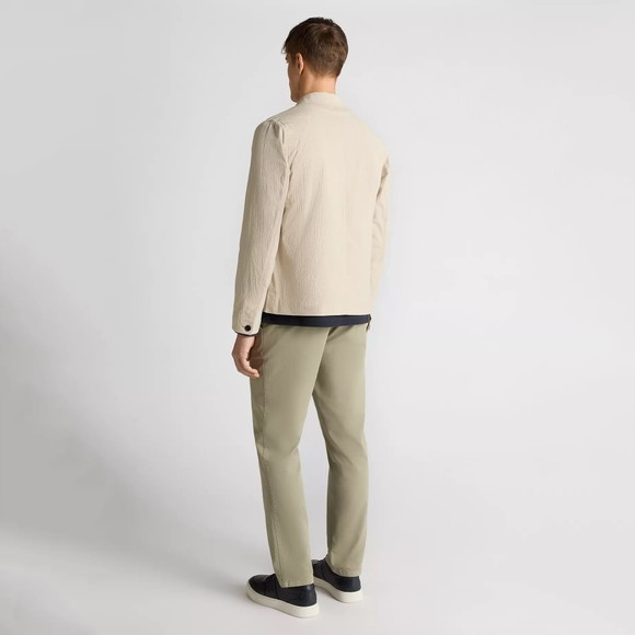 Remus Mens Beige Keats Casual Overshirt main image