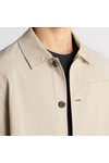 Remus Mens Beige Keats Casual Overshirt