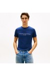 Tommy Hilfiger Mens Blue Core Tommy Logo T-Shirt