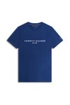 Tommy Hilfiger Mens Blue Core Tommy Logo T-Shirt
