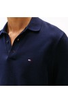Tommy Hilfiger Mens Blue Knitted Polo