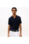 Tommy Hilfiger Mens Blue Knitted Polo