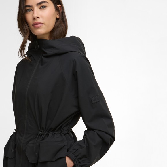 Barbour International Womens Black Montgomery Waterproof Jacket #3