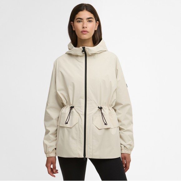 Barbour International Womens Pink Montgomery Waterproof Jacket #4