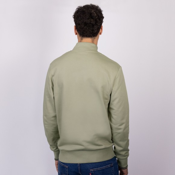 Fred Perry Mens Green 1/2 Zip Sweatshirt #4
