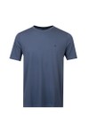 Fynch Hatton Mens Blue Basic Logo T-Shirt