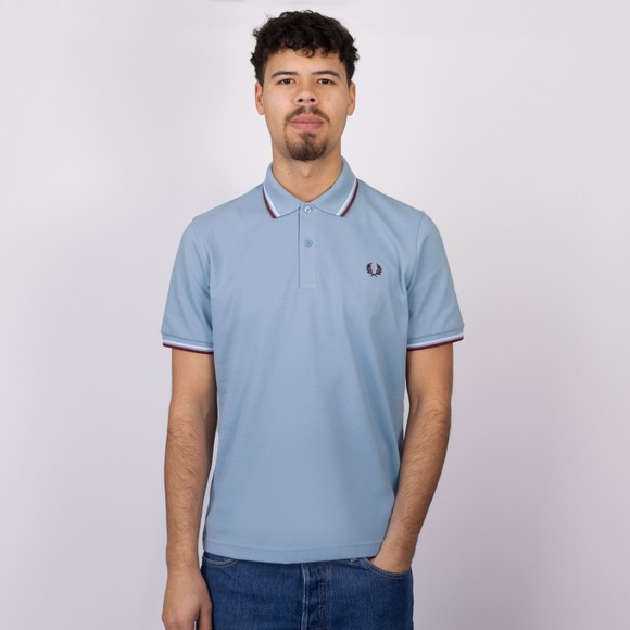 Fred Perry (Reissues) Mens Blue Tipped Polo #2