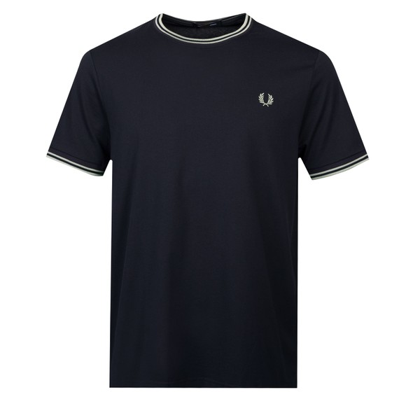 Fred Perry Mens Blue Twin Tipped T-Shirt #1