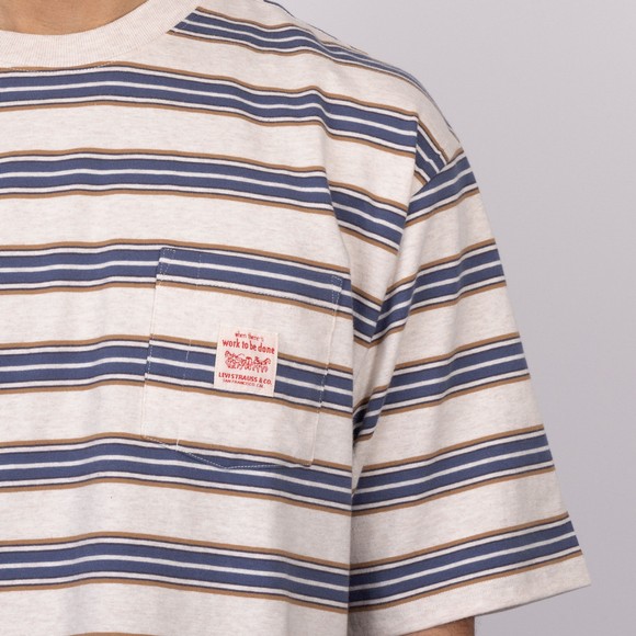 Levi's ® Mens Beige Workwear T-Shirt #3