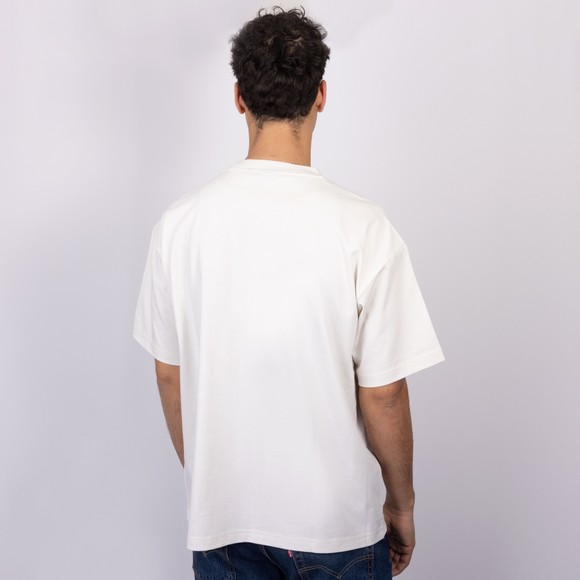 Napapijri Mens White Elevated Logo T-Shirt #4