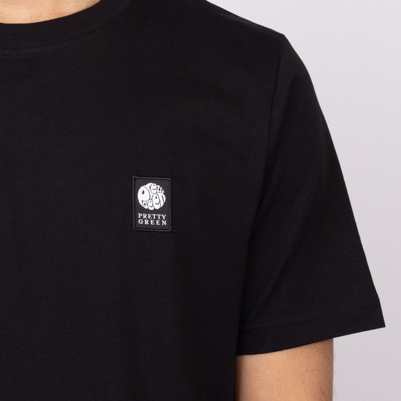 Pretty Green Mens Black Sinclair T-Shirt