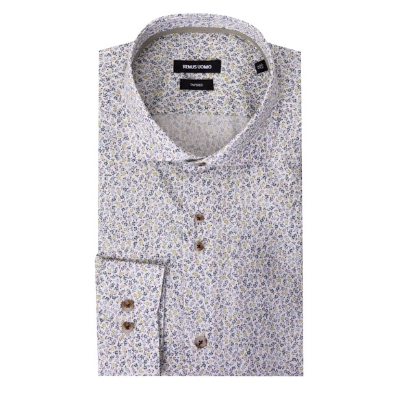 Remus Mens Green Multi-Floral Shirt main image