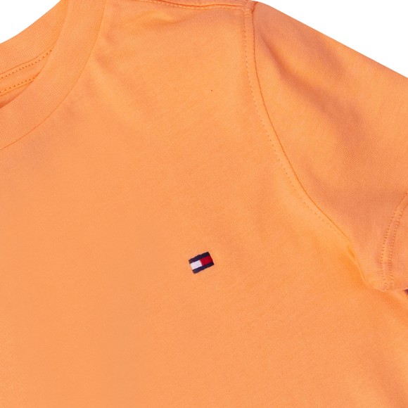 Tommy Hilfiger Kids Boys Orange Essential Cotton Regular T Shirt #2