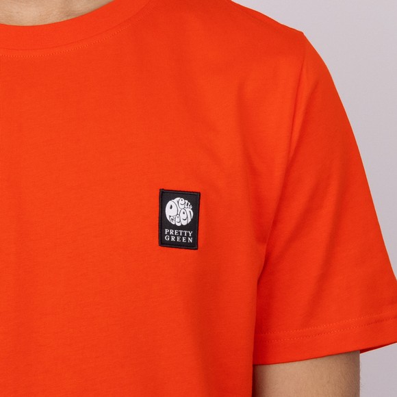 Pretty Green Mens Orange Sinclair T-Shirt main image