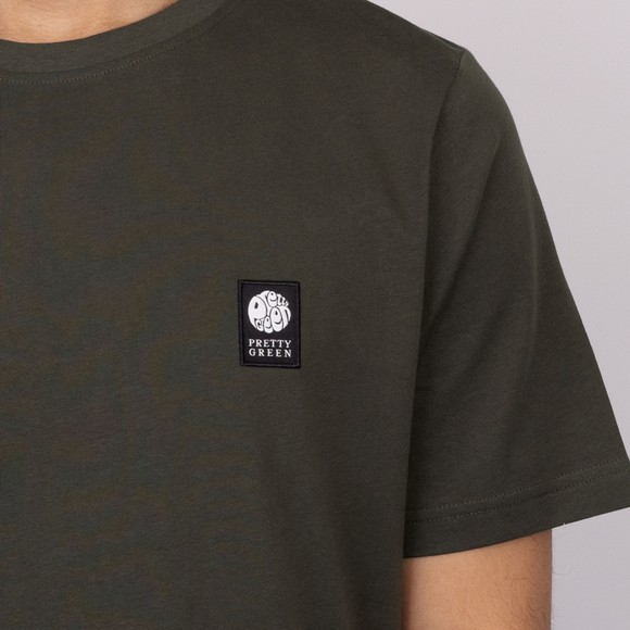 Pretty Green Mens Grey Sinclair T-Shirt main image